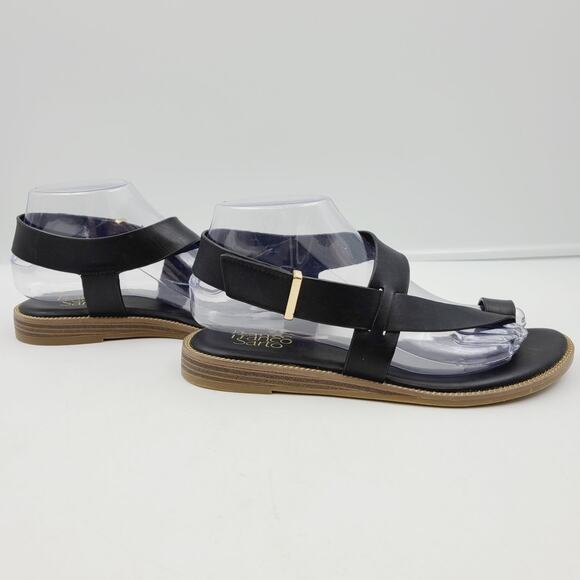 Franco Sarto Sandal, Black Leather 6.5 EUC - Picture 5 of 8